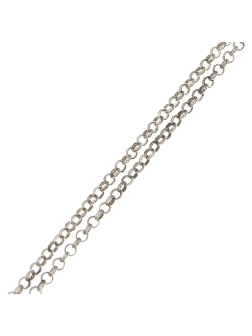 Chrome Hearts Neckchain Roll Chain Necklace 20 Inch Silver